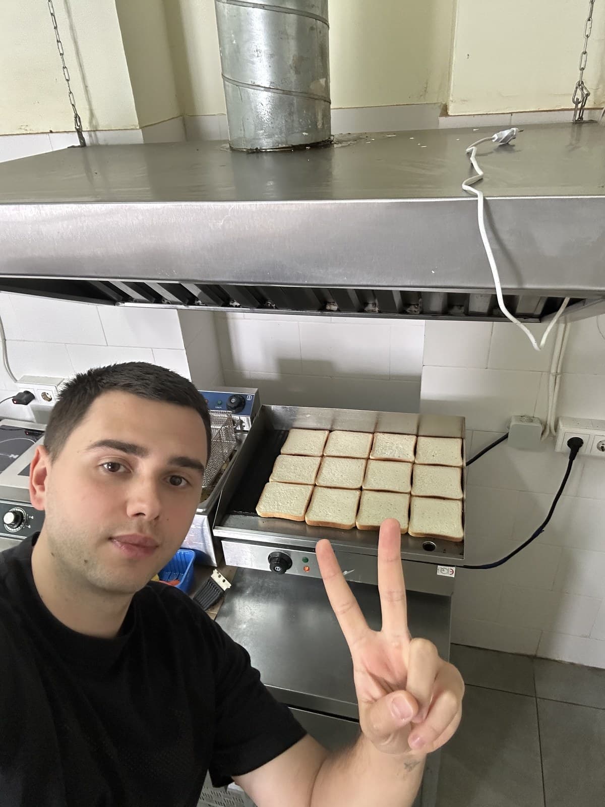 Daniil Sukhov on shift in the kitchen