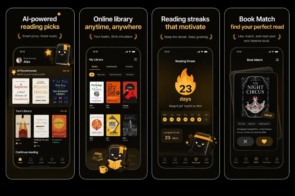 LibraryAI — AI-powered reading app